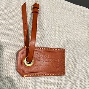 Louis Vuitton Brown Vintage Luggage Tag. Pristine